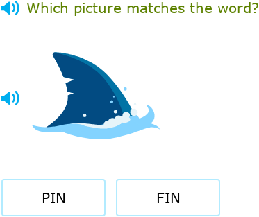 IXL | Choose the short i word that matches the picture: uppercase | Pre ...