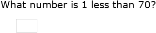 IXL | One more or less - up to 100 | 1st grade math