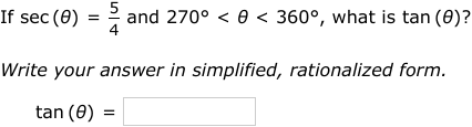 IXL - Find trigonometric ratios using a Pythagorean or reciprocal ...