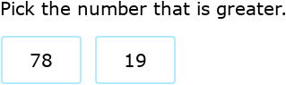 IXL | Use place value to find the number that is greater - up to 100 ...