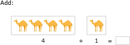 Sum Pic IXL | Add with pictures - sums up to 5 | Kindergarten math