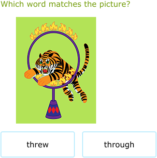 IXL | Homophones with pictures | 3rd grade language arts