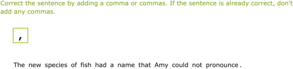 IXL | Commas with direct addresses | 5th grade language arts