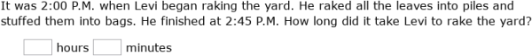 IXL | Elapsed time: word problems | 3rd grade math