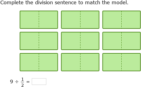 IXL | Divide whole numbers by unit fractions using area models | 5th ...