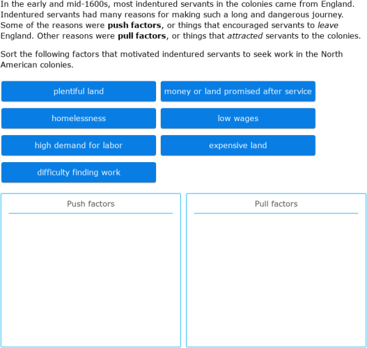 Ixl life as a colonist 8th grade social studies