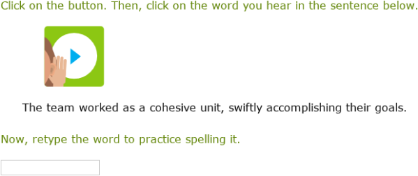 IXL | Learn to spell common words: set 1 | 10th grade language arts