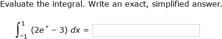 Logarithmic Integral Function Math Exercise IXL - Evaluate definite integrals involving exponential and logarithmic ...
