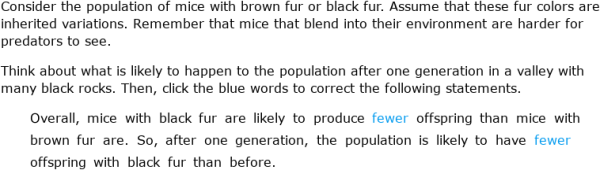Ixl Introduction To Natural Selection 8th Grade Science