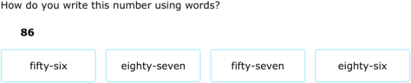 IXL - Writing numbers up to 100 in words - convert digits to words (2nd ...