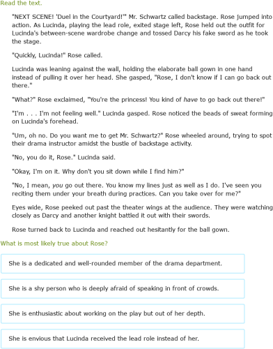 IXL | Draw inferences from literary texts | 8th grade language arts