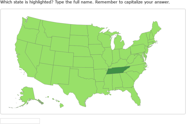 IXL | Name the 50 states | 4th grade social studies