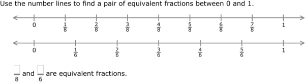 IXL | Find equivalent fractions using number lines | 3rd grade math
