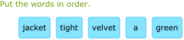 IXL - Order adjectives (4th grade language arts practice)