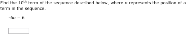 IXL | Evaluate variable expressions for arithmetic sequences | 6th ...