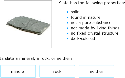 IXL | Identify rocks and minerals | 6th grade science