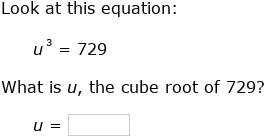 Cube Root Equation