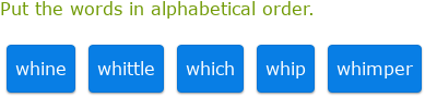 IXL | Order alphabetically: challenge | 4th grade language arts