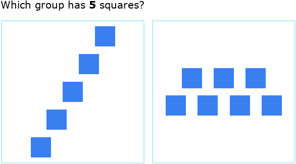 IXL | Represent numbers - up to 8 | Kindergarten math