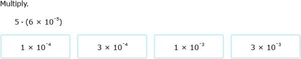 IXL | Multiply numbers written in scientific notation | 8th grade math