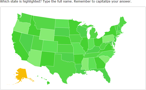IXL - Name the 50 states (3rd grade social studies practice)
