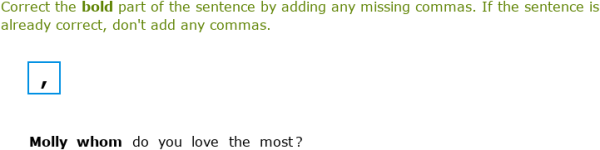 IXL | Commas with direct addresses and after introductory words | 3rd ...