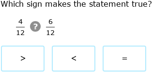 IXL | Compare fractions | 4th grade math