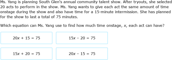 IXL | Choose two-step equations: word problems | 7th grade math