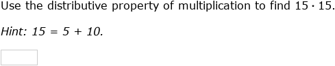IXL | Multiply two-digit numbers using the distributive property | 6th ...