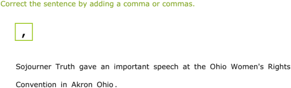 IXL | Commas with dates and places | 5th grade language arts