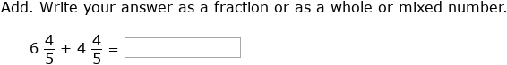 IXL | Add mixed numbers with like denominators: with regrouping | 4th ...