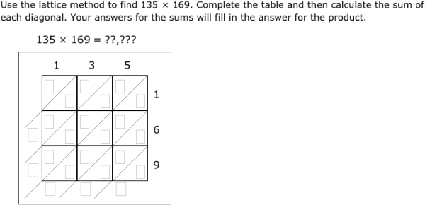 IXL | Lattice multiplication | 5th grade math