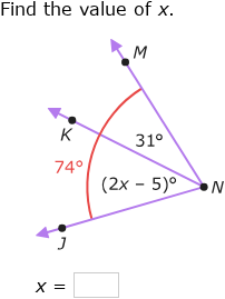 IXL | Write and solve equations using angle relationships | 7th grade math