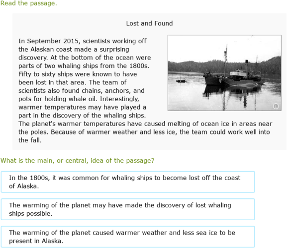 IXL Determine The Central Idea Of A Passage 5th Grade Language Arts ixl-determine-the-central-idea-of-a-passage-5th-grade-language-arts