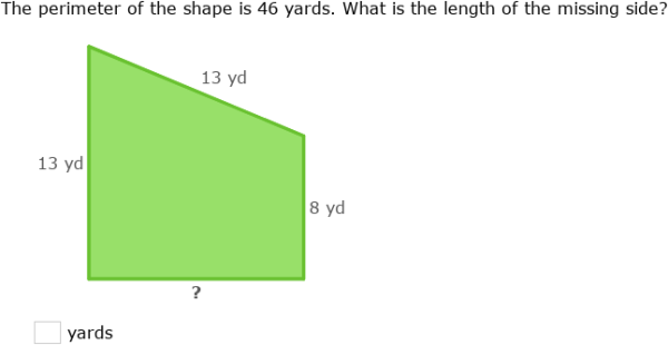40 Perimeter Find The Missing Side Length Worksheet Worksheet Database