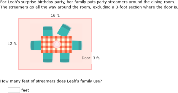 IXL | Perimeter of complex figures: word problems | 4th grade math