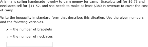 IXL - Write a linear inequality: word problems (Geometry practice)