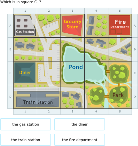 IXL | Use a letter-number grid | 3rd grade social studies