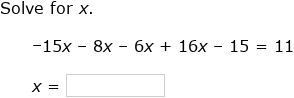 IXL | Solve equations: mixed review | 7th grade math