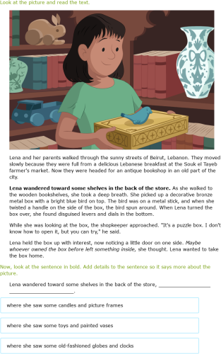 IXL | Add imagery to stories | 6th grade language arts