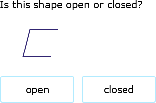 IXL | Open and closed shapes | Kindergarten math