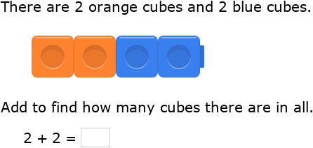 IXL | Add with cubes - sums up to 6 | 1st grade math