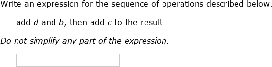 IXL | Write variable expressions | 6th grade math
