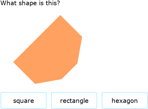 IXL | Name the two-dimensional shape | 1st grade math