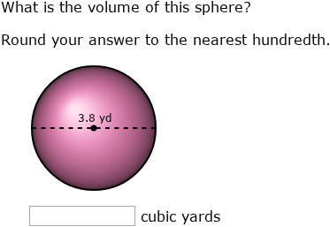 Volume Mathsphere IXL | Volume of spheres | 8th grade math