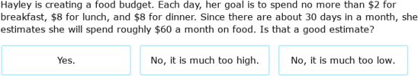 IXL | Multi-step word problems: identify reasonable answers | 6th grade ...